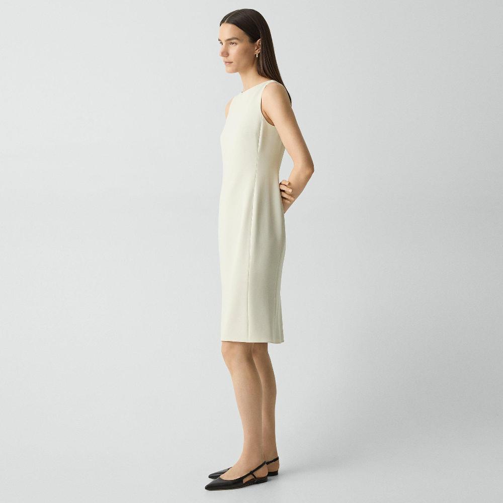 J Brand Flared Dress In Admiral Crepe Rice