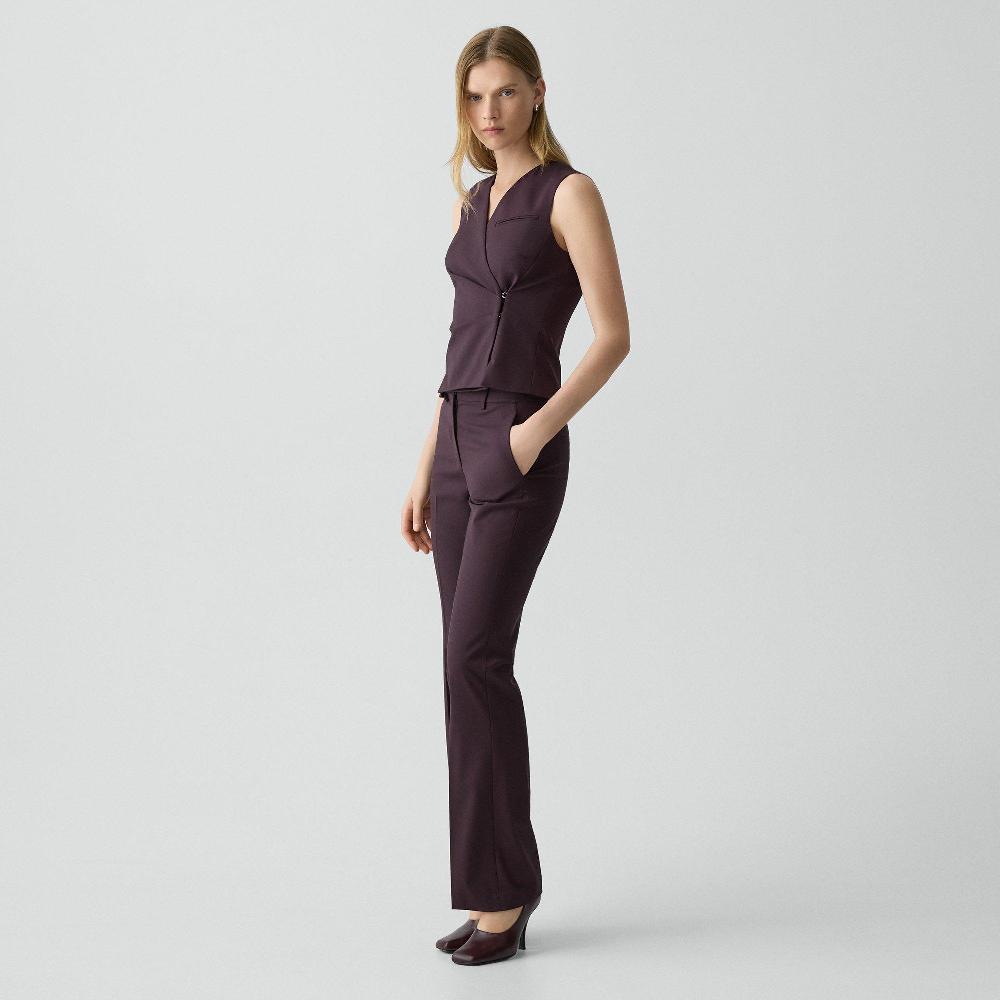 J Brand Flared Pant 34'' In Good Wool Dark Iris