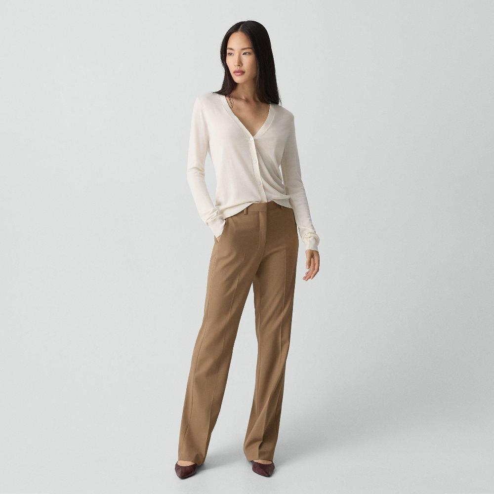 J Brand Flared Pant 34'' In Good Wool Truffle