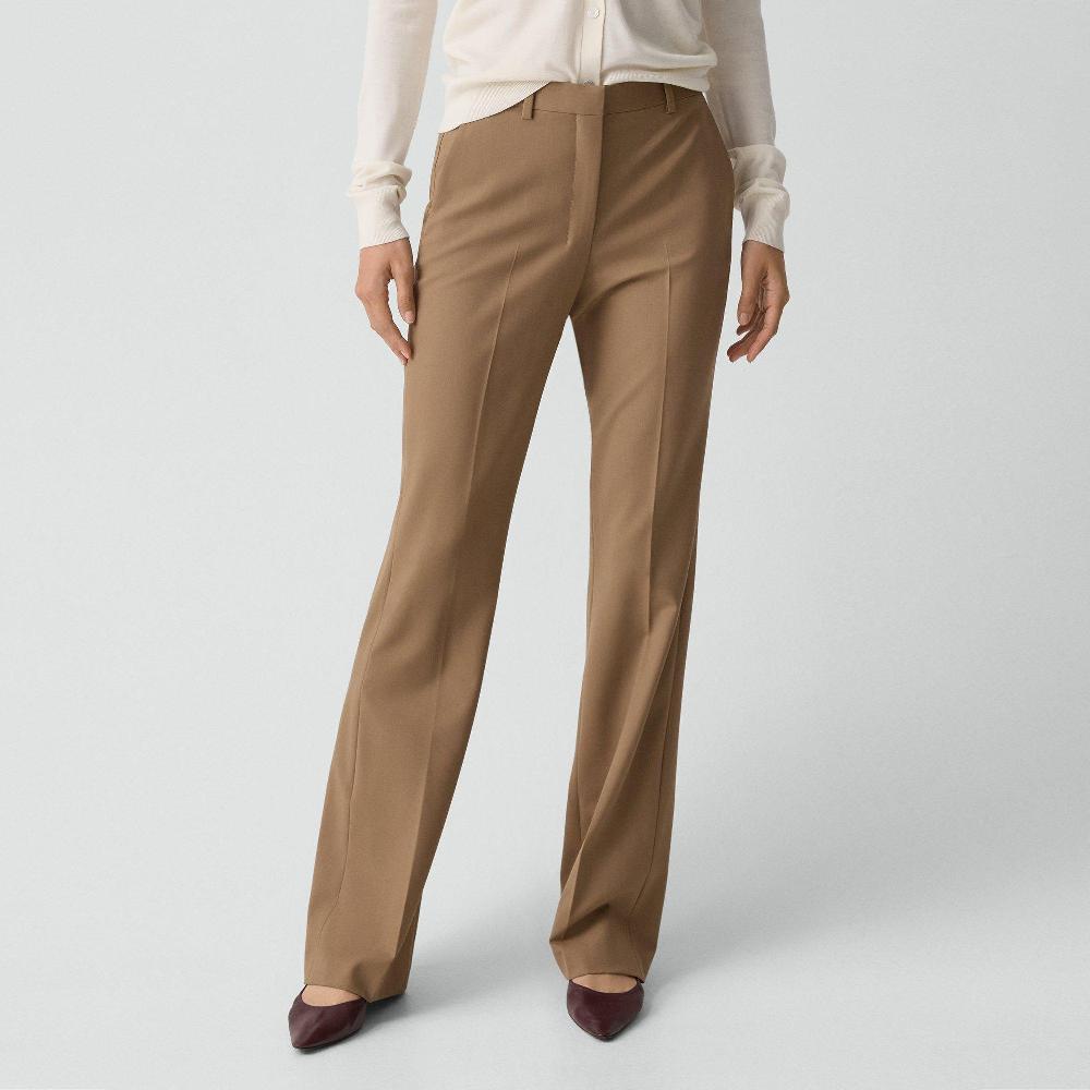 J Brand Flared Pant 34'' In Good Wool Truffle