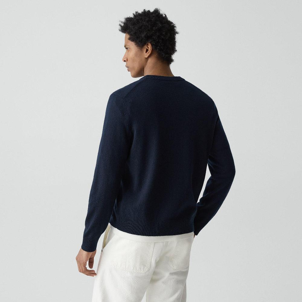 J Brand Hilles Crewneck Sweater In Cashmere Baltic