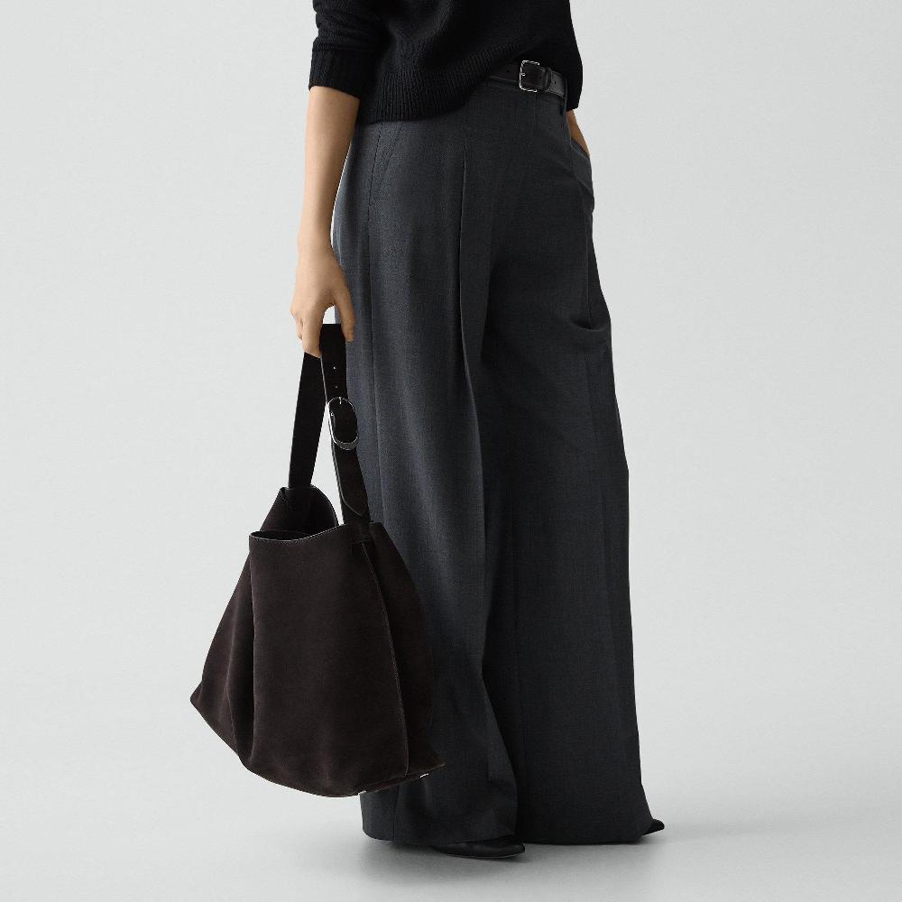 J Brand Hobo Bag In Suede Hickory