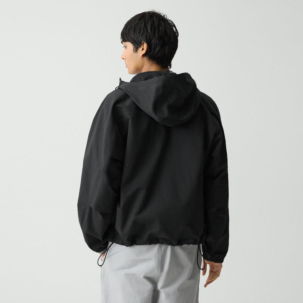 J Brand Hooded Jacket In Cotton-Blend Black