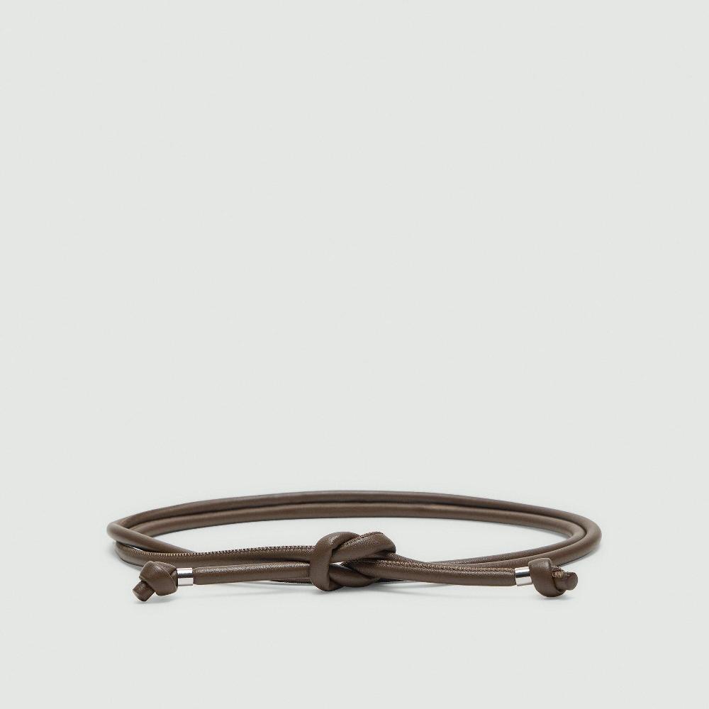 J Brand Leather Tie Belt Date