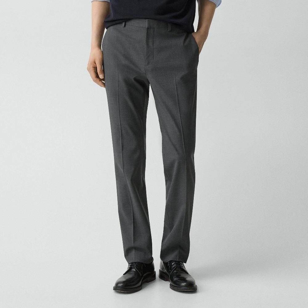 J Brand Mayer Pant In Stretch Wool Medium Charcoal