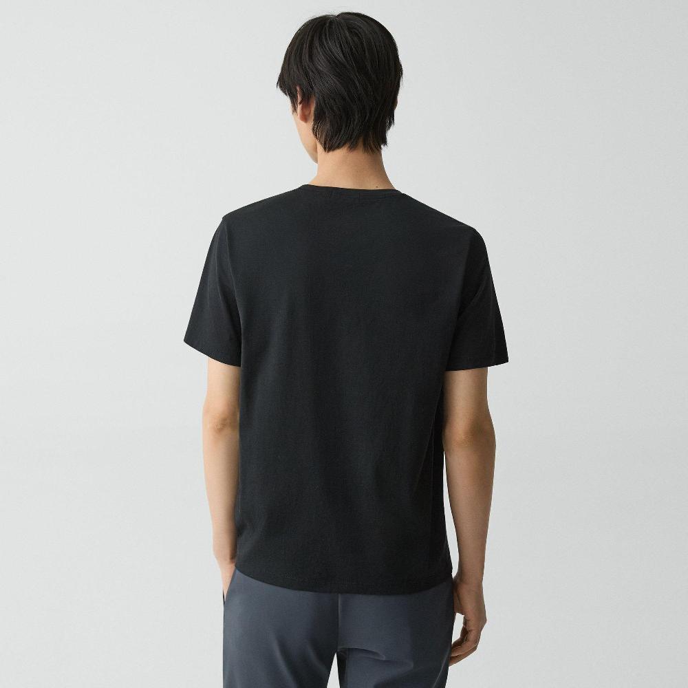 J Brand Precise Tee In Cotton Jersey Black
