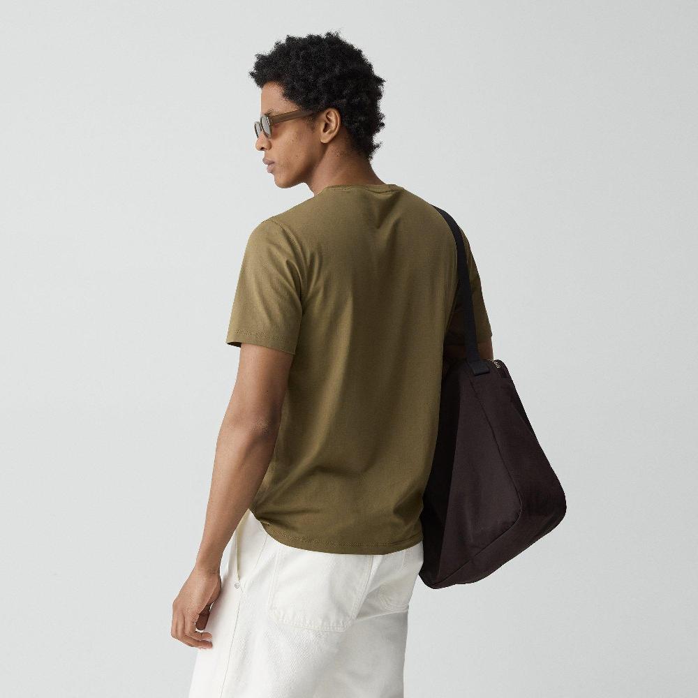 J Brand Precise Tee In Cotton Jersey Duffle
