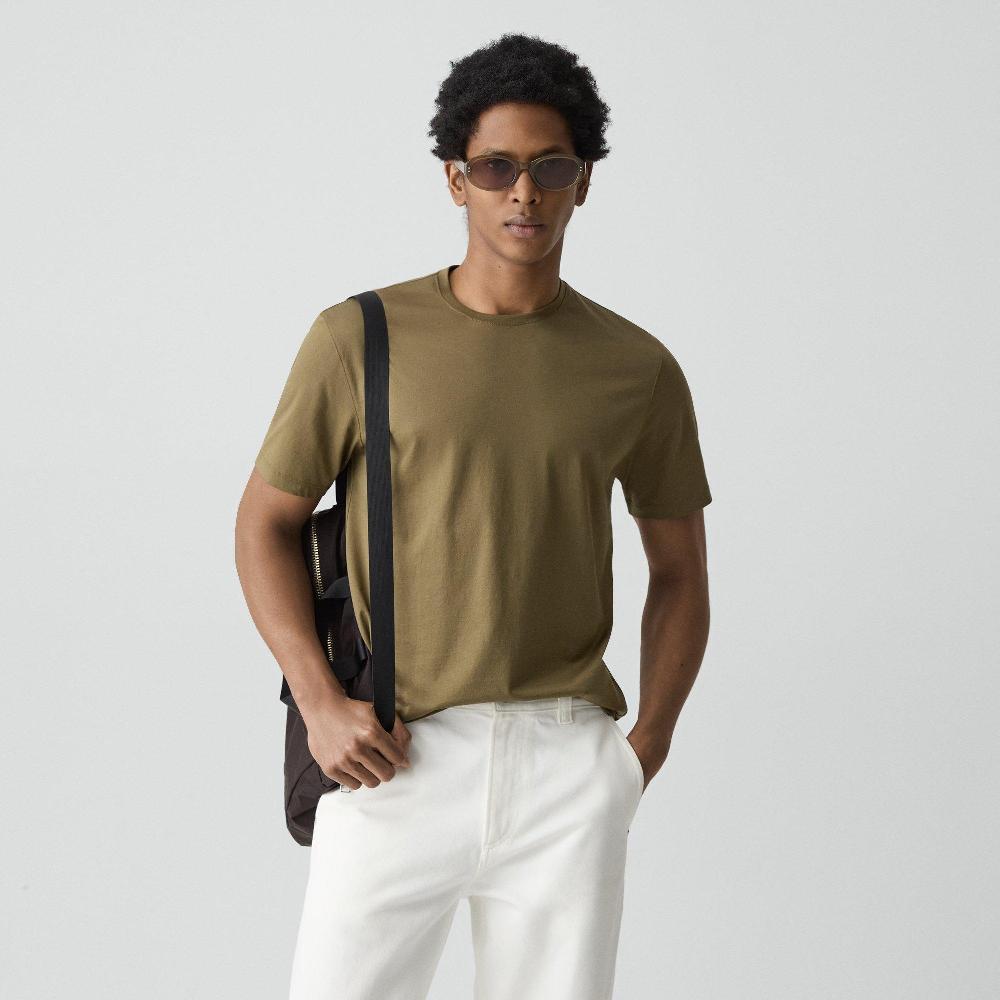 j brand Precise Tee in Cotton Jersey duffle
