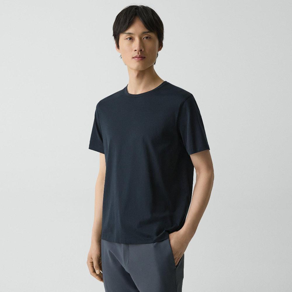 J Brand Precise Tee In Cotton Jersey Eclipse