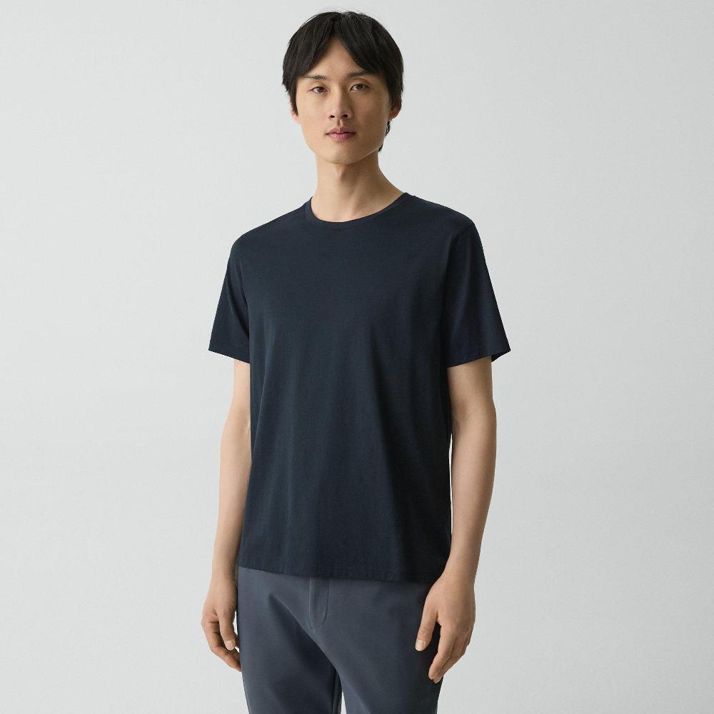 j brand Precise Tee in Cotton Jersey eclipse
