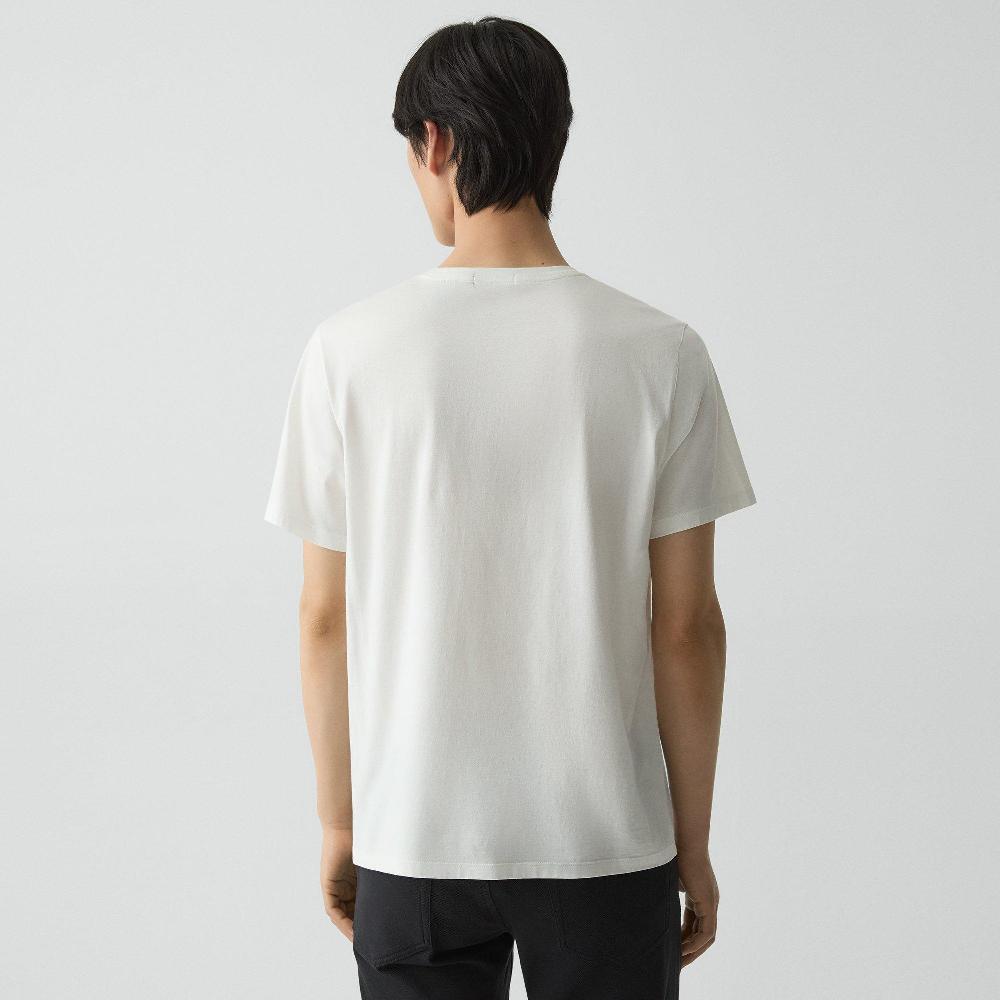 J Brand Precise Tee In Cotton Jersey White