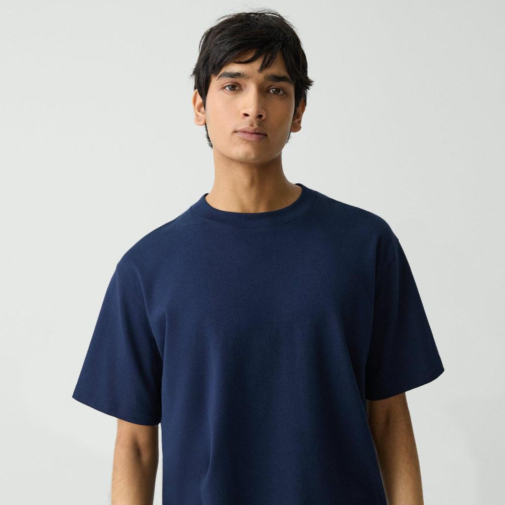 J Brand Relaxed Tee In Cotton Jersey Baltic