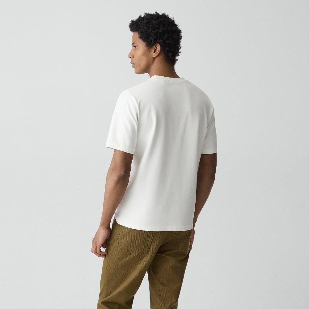 J Brand Relaxed Tee In Cotton Jersey White