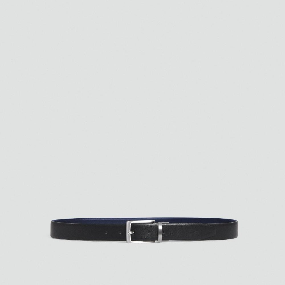 J Brand Reversible Belt In Leather Black