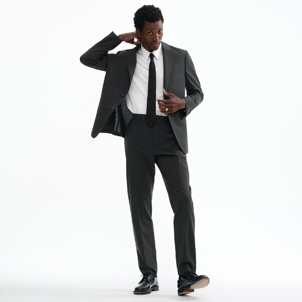 J Brand Roadster Slim Tie In Silk Black