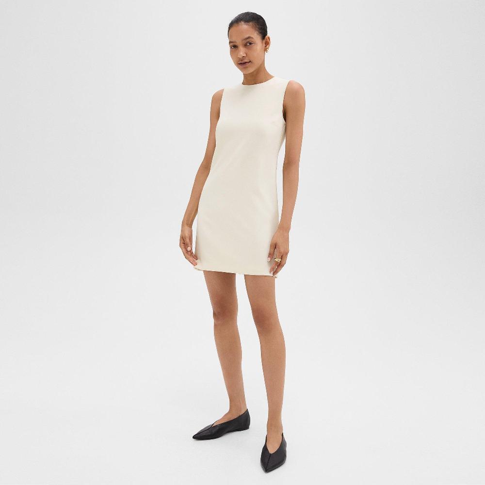 J Brand Shift Dress In Admiral Crepe Rice