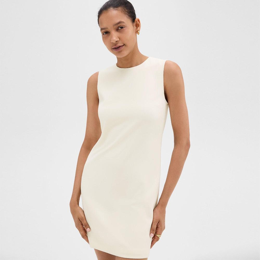 J Brand Shift Dress In Admiral Crepe Rice