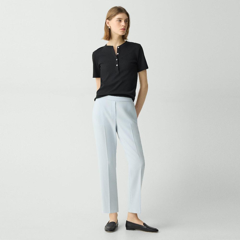 j brand Slipper in Leather black