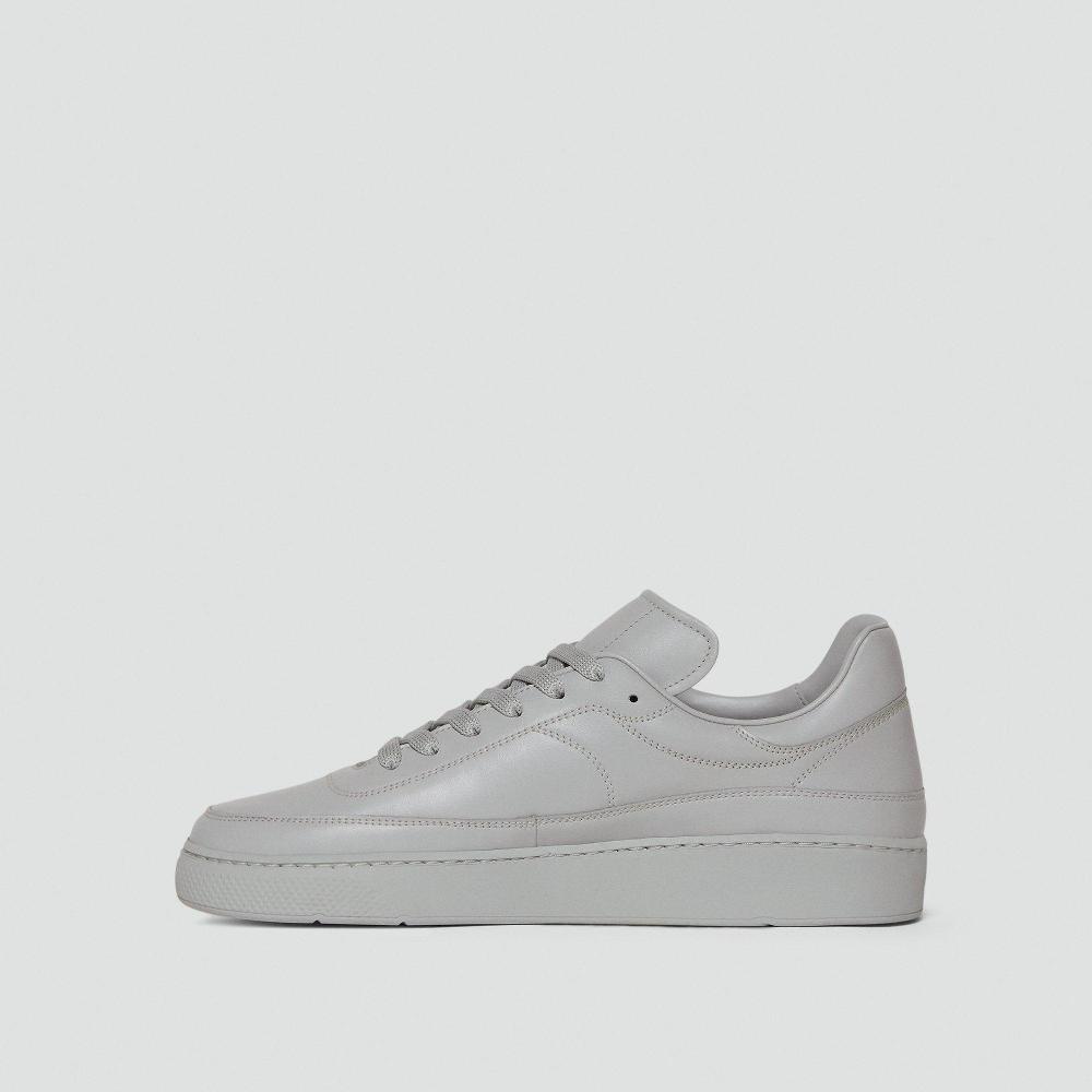 J Brand Sneaker In Leather Grey