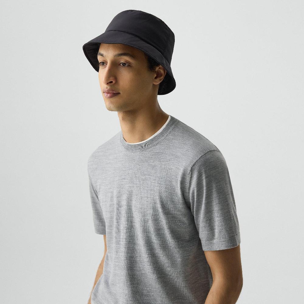 J Brand Soris Tee In Regal Wool Cool Heather Grey