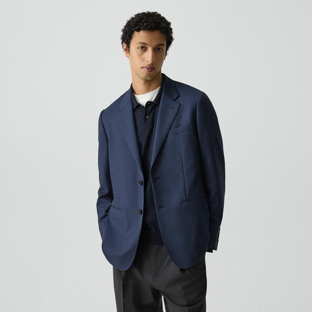 j brand Standard Blazer in Sartorial Wool navy