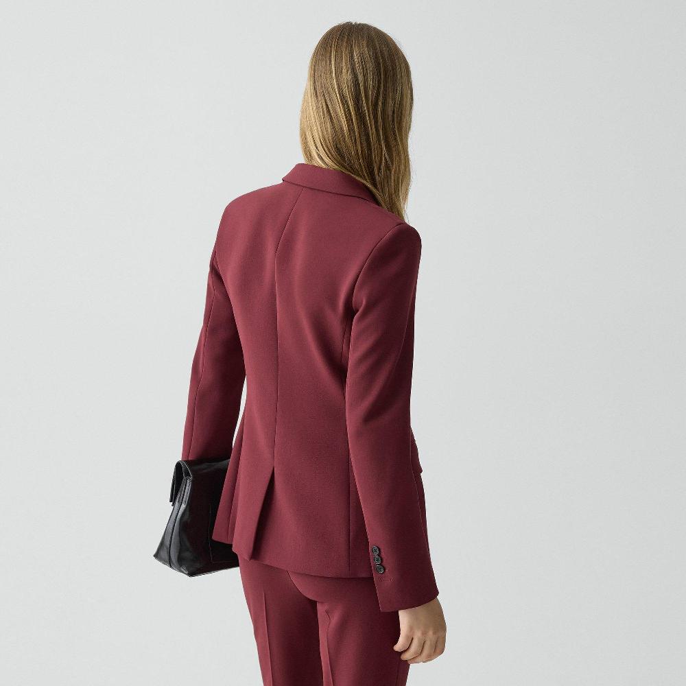 J Brand Staple Blazer In Admiral Crepe Grenache