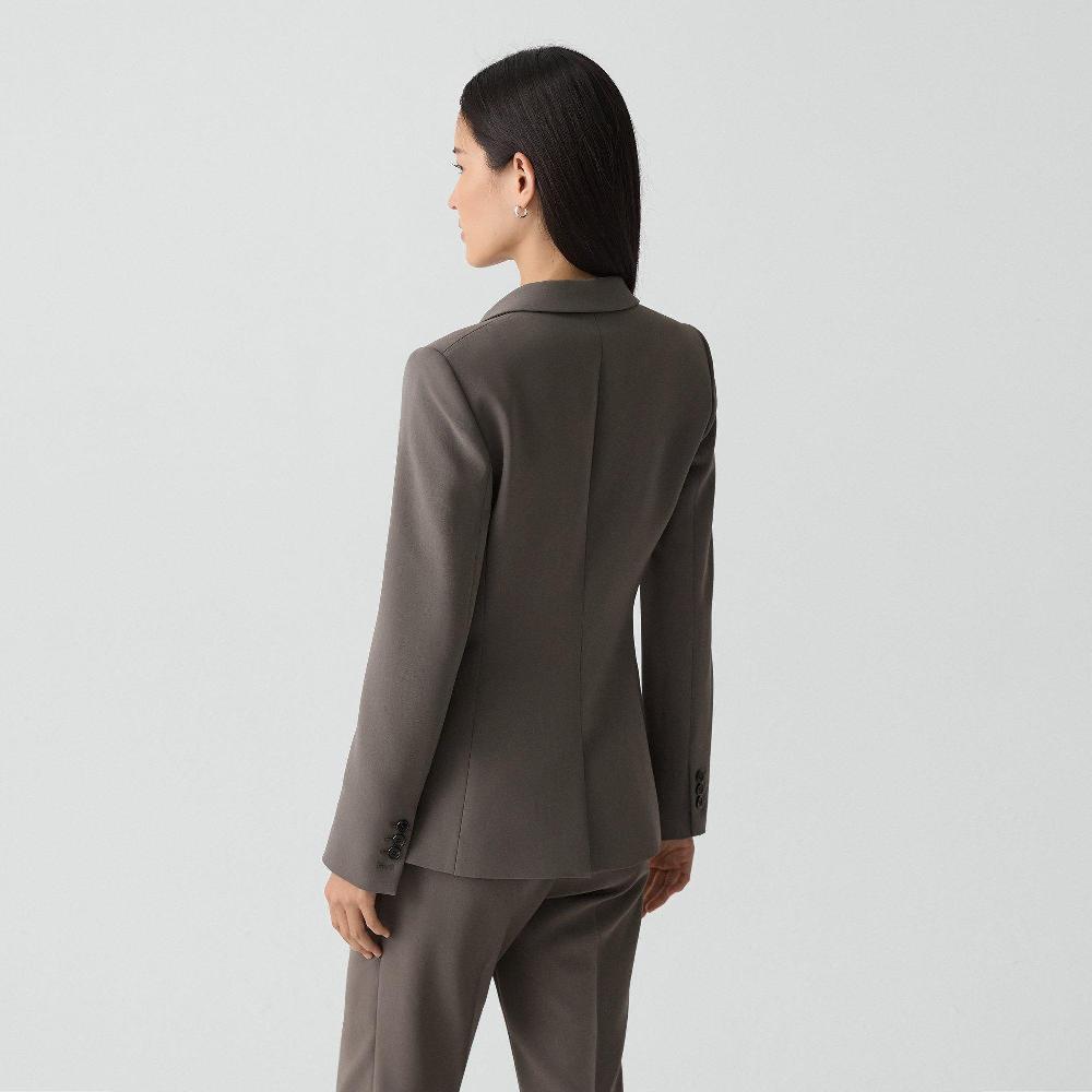 J Brand Staple Blazer In Admiral Crepe Slate