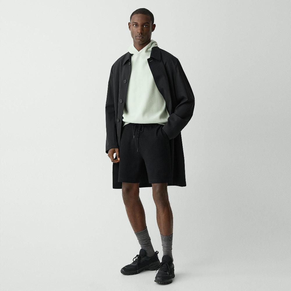 J Brand Sweat Short In Light Bilen Black