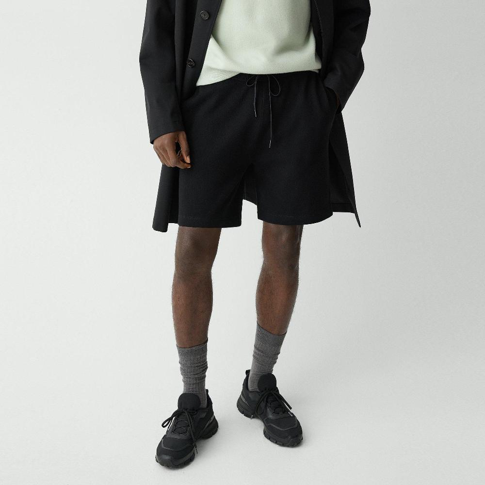 J Brand Sweat Short In Light Bilen Black