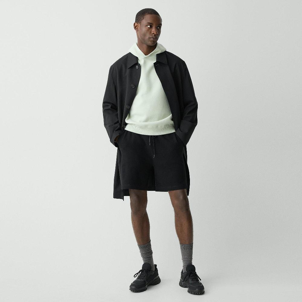 j brand Sweat Short in Light Bilen black