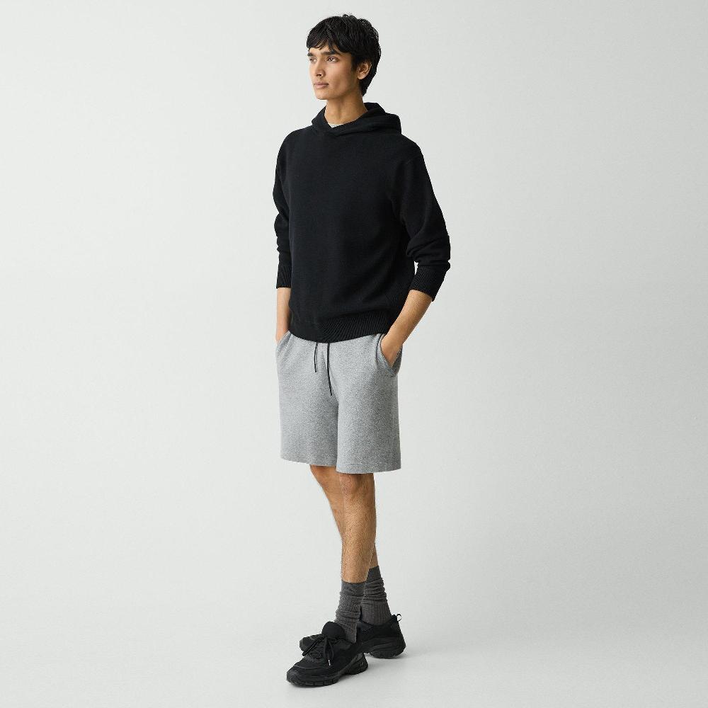 J Brand Sweat Short In Light Bilen Melange Grey