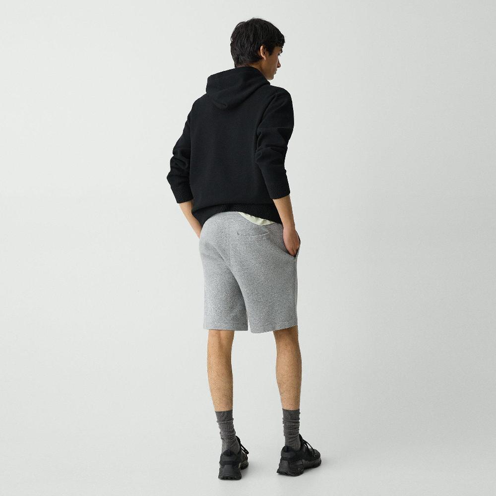 J Brand Sweat Short In Light Bilen Melange Grey