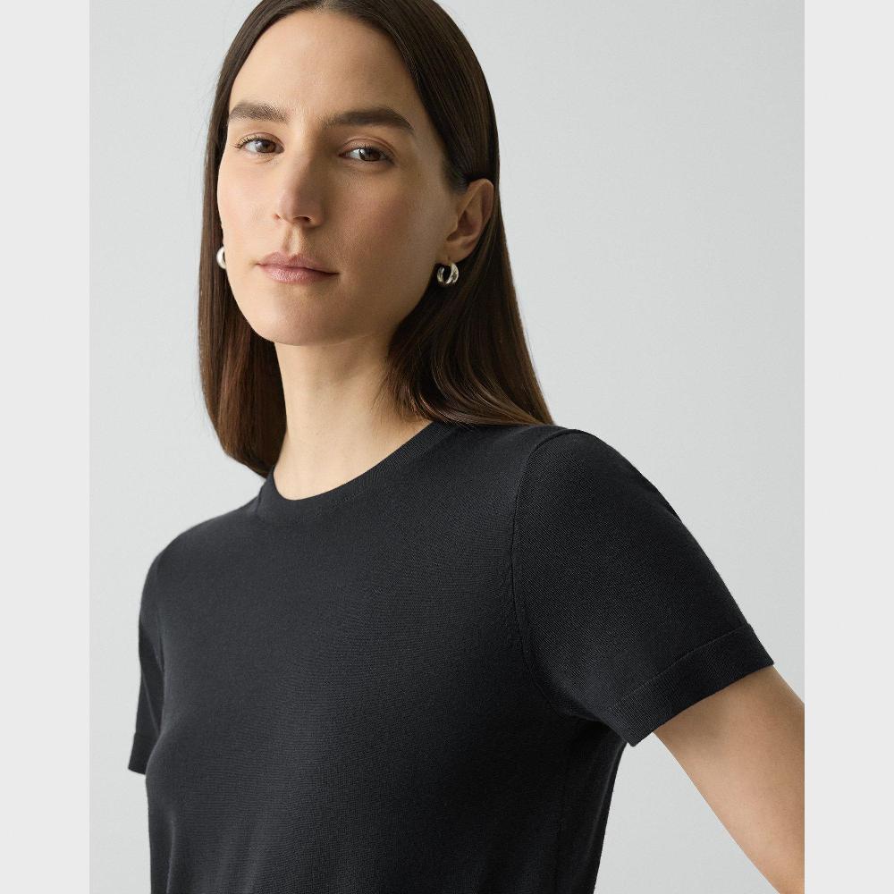 J Brand Sweater Tee In Regal Wool Black