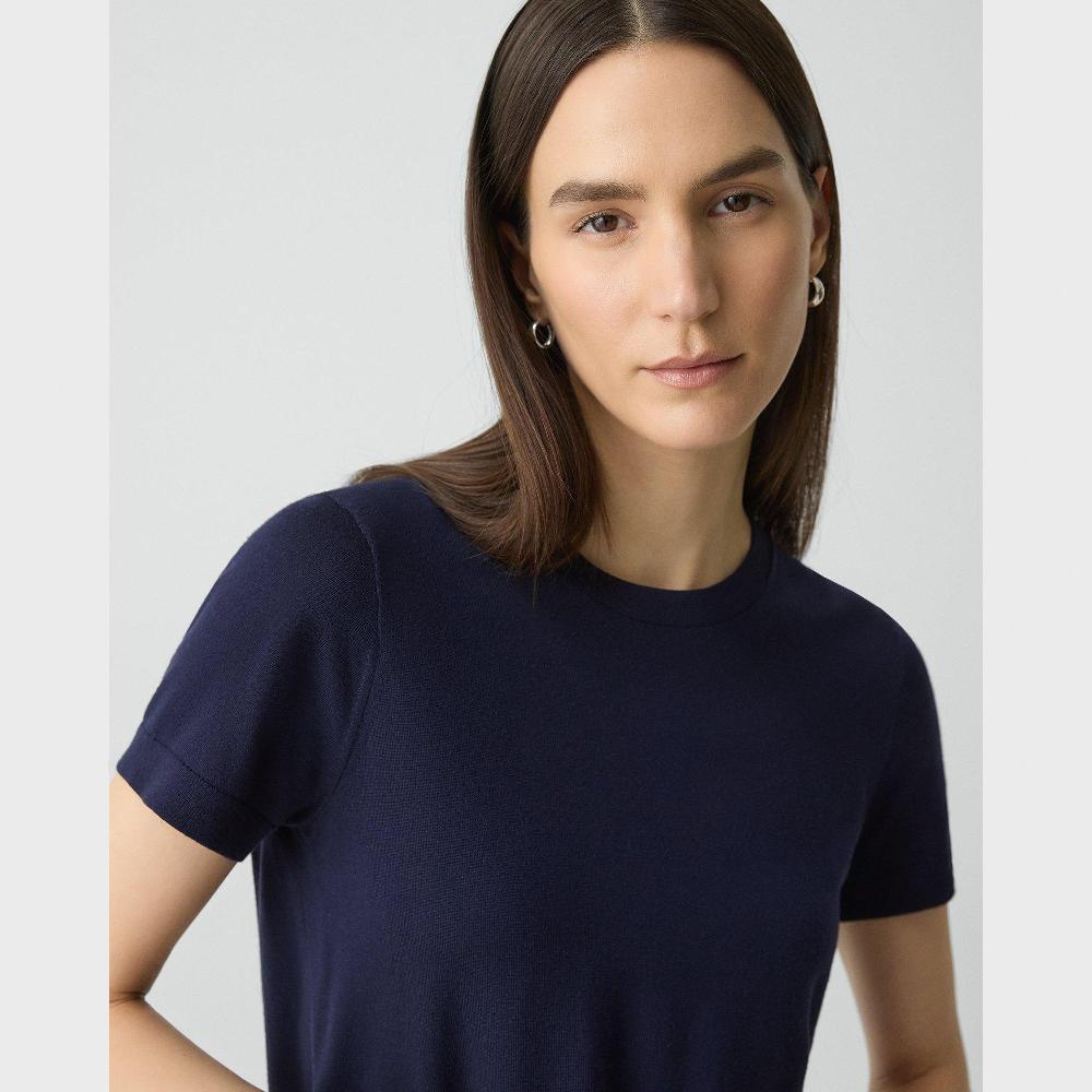 J Brand Sweater Tee In Regal Wool Deep Navy