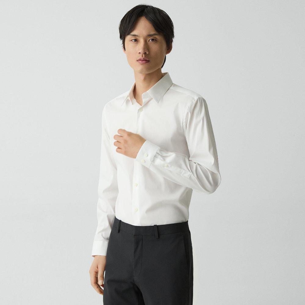 J Brand Sylvain Shirt In Good Cotton White