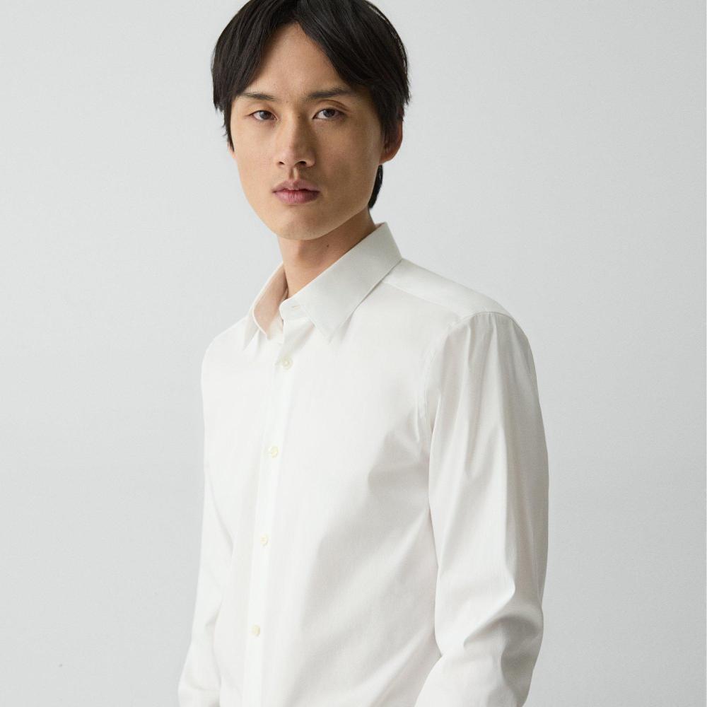 J Brand Sylvain Shirt In Good Cotton White