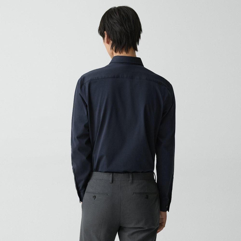 J Brand Sylvain Shirt In Structure Knit Eclipse
