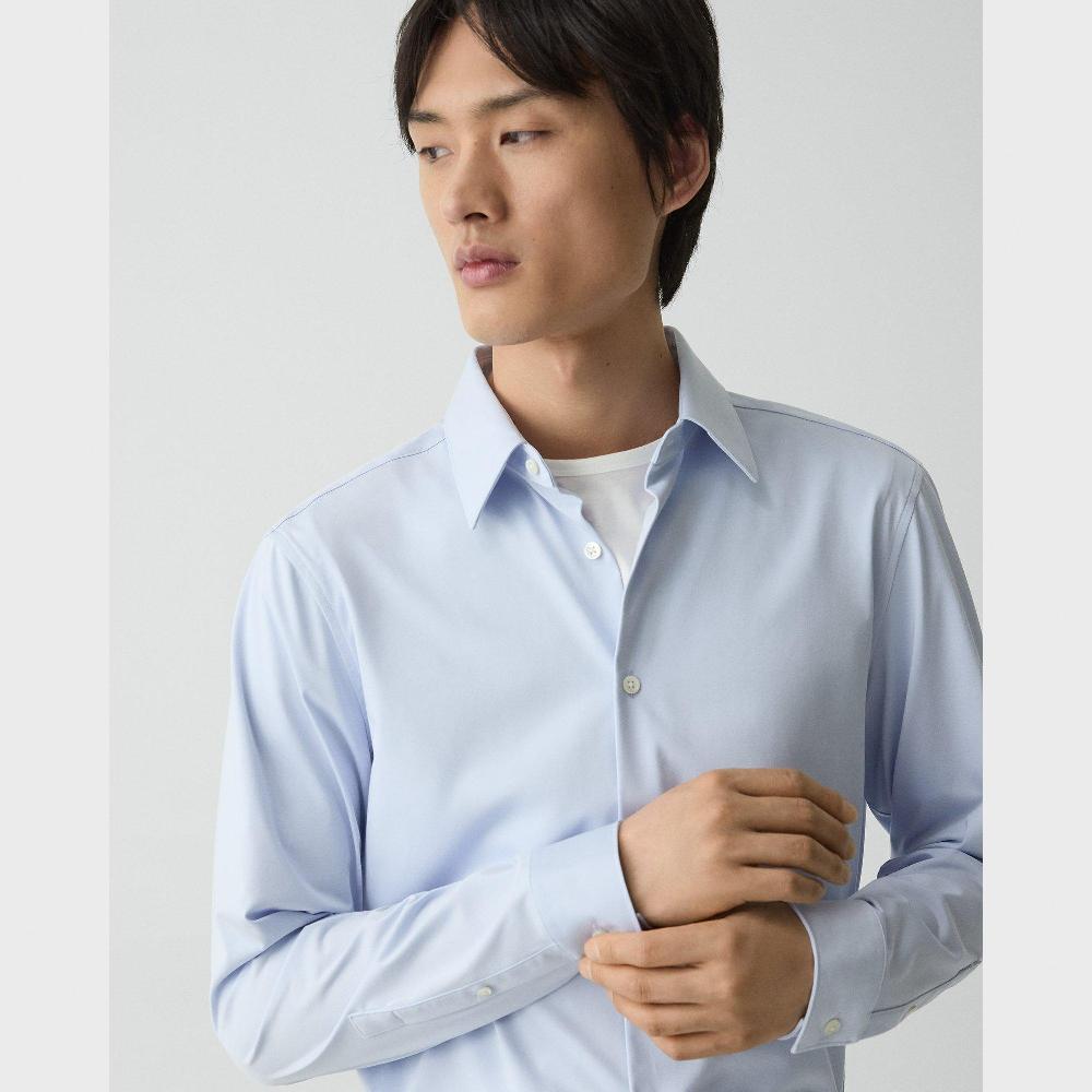 J Brand Sylvain Shirt In Structure Knit Olympic