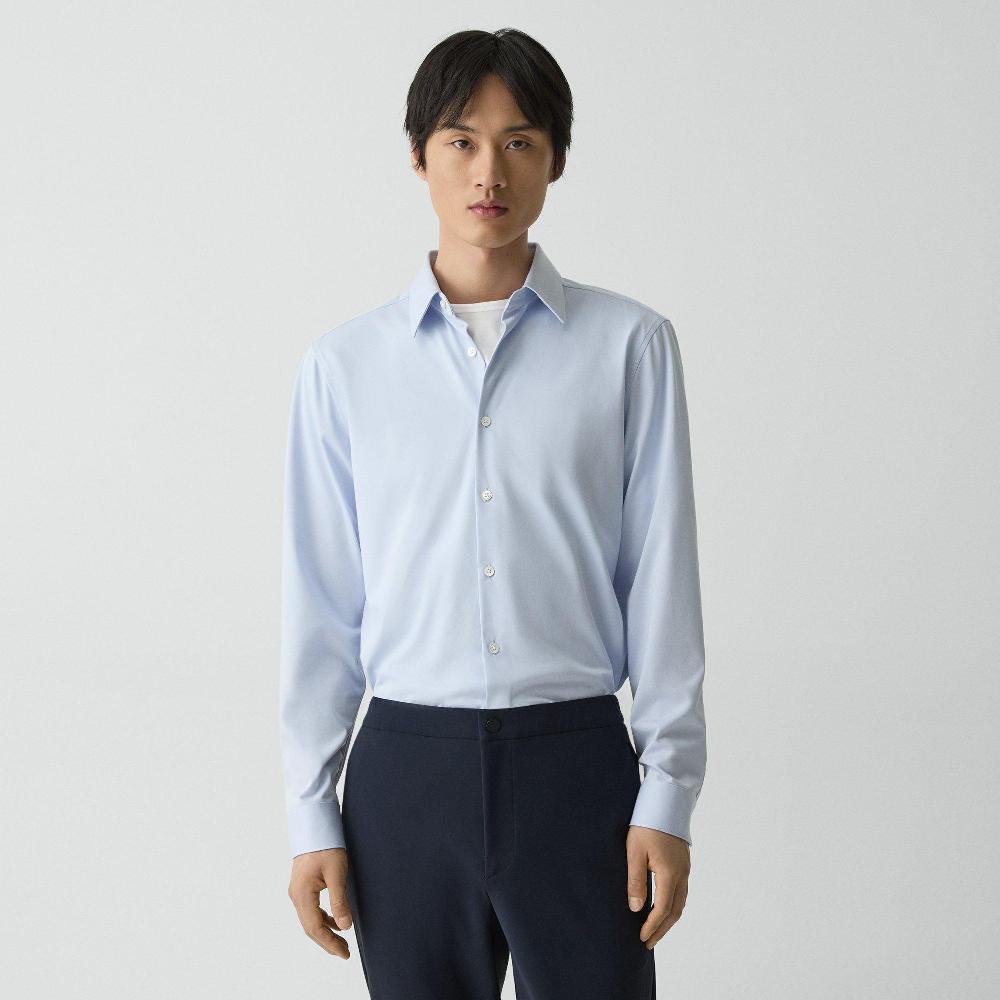 j brand Sylvain Shirt in Structure Knit olympic