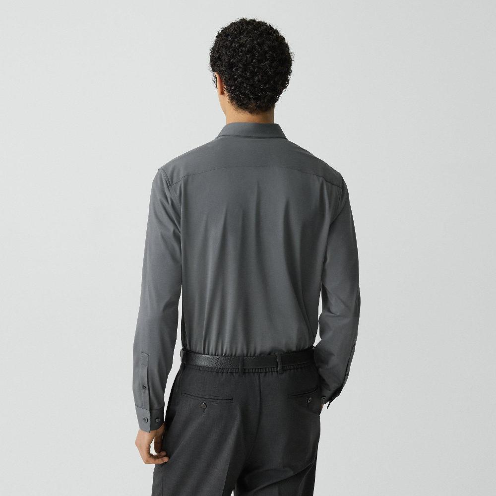 J Brand Sylvain Shirt In Structure Knit Pestle