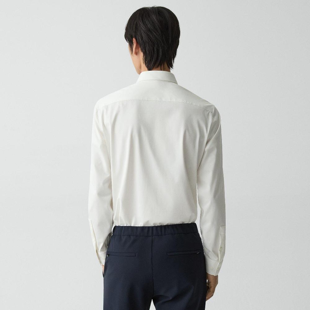 J Brand Sylvain Shirt In Structure Knit White