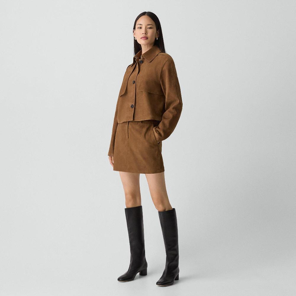 j brand Tall Boot in Smooth Leather black