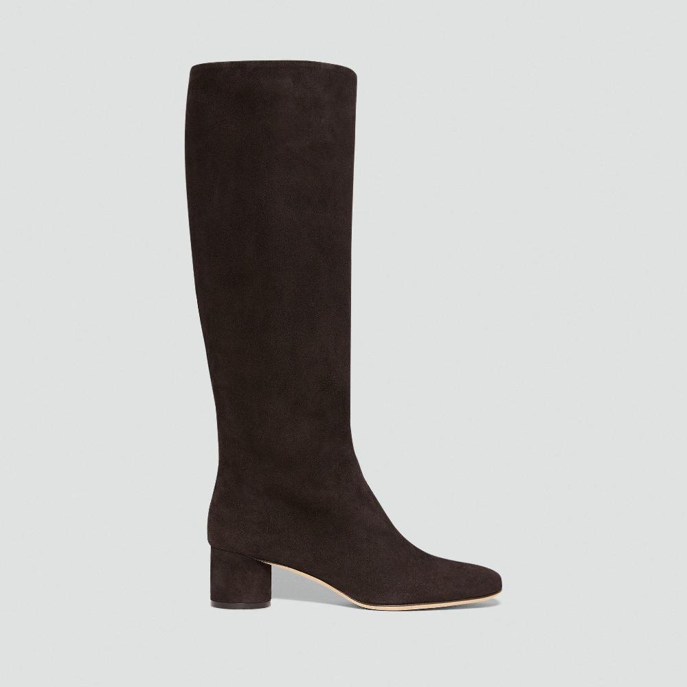 J Brand Tall Boot In Suede Hickory