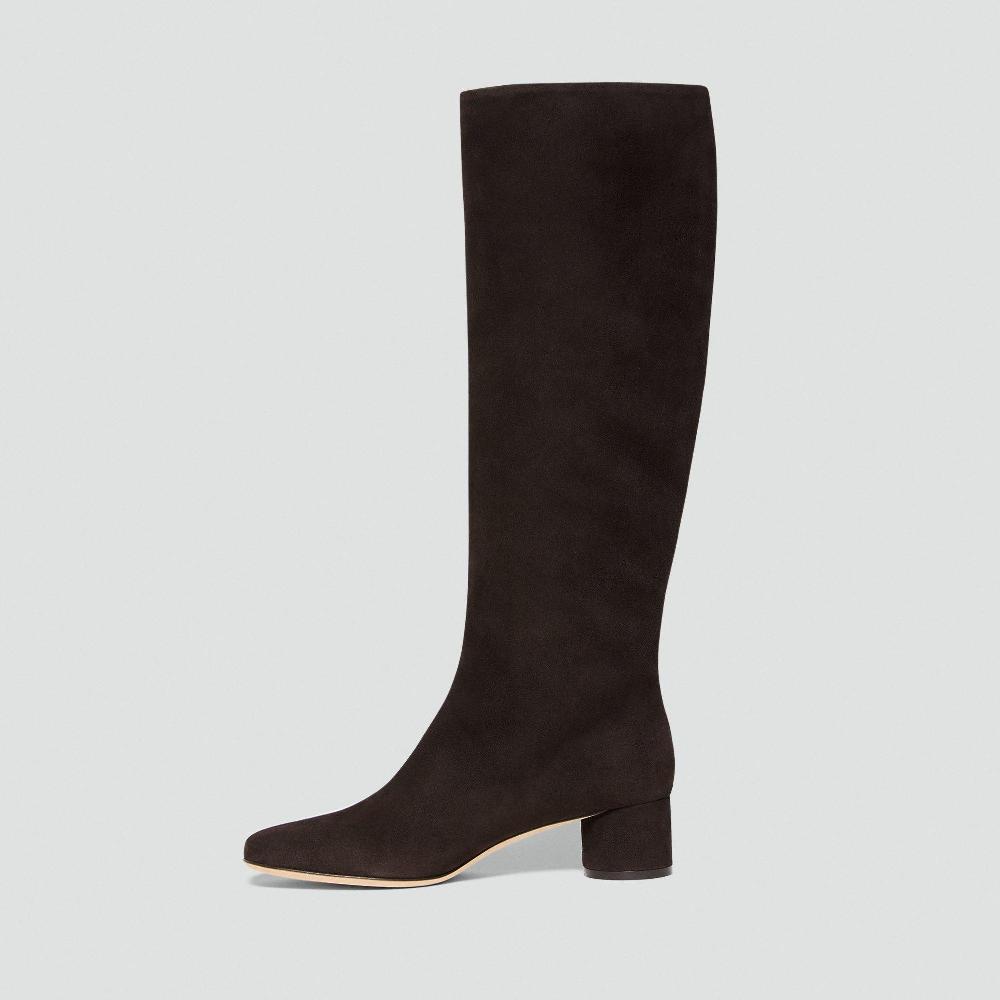 J Brand Tall Boot In Suede Hickory