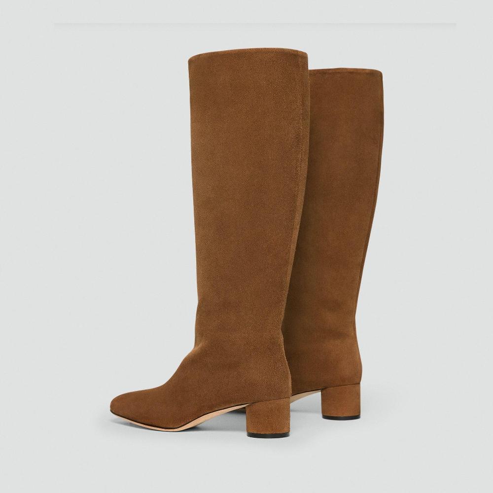 J Brand Tall Boot In Suede Wood