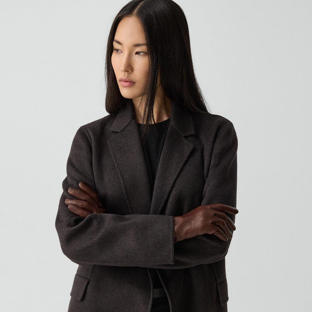 j brand Tech Gloves in Leather auburn