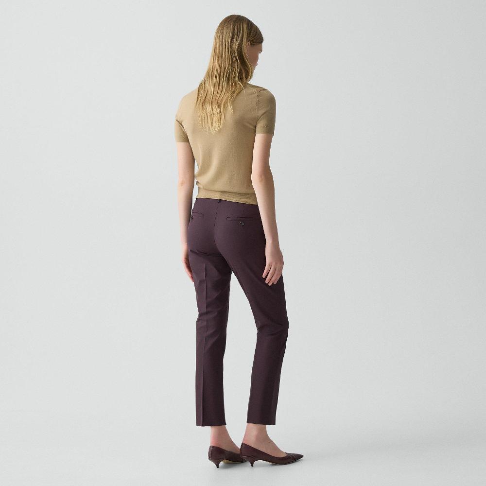 J Brand Treeca Pant In Good Wool Dark Iris