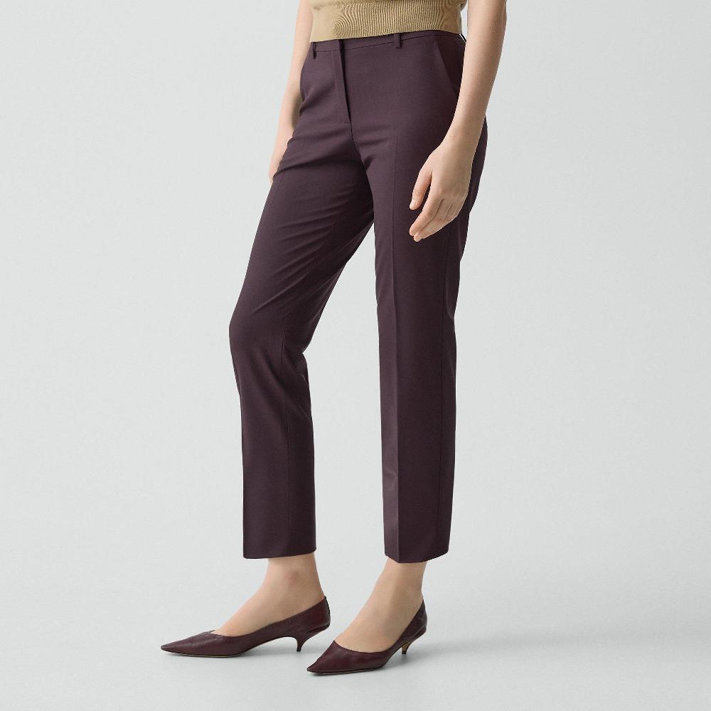J Brand Treeca Pant In Good Wool Dark Iris