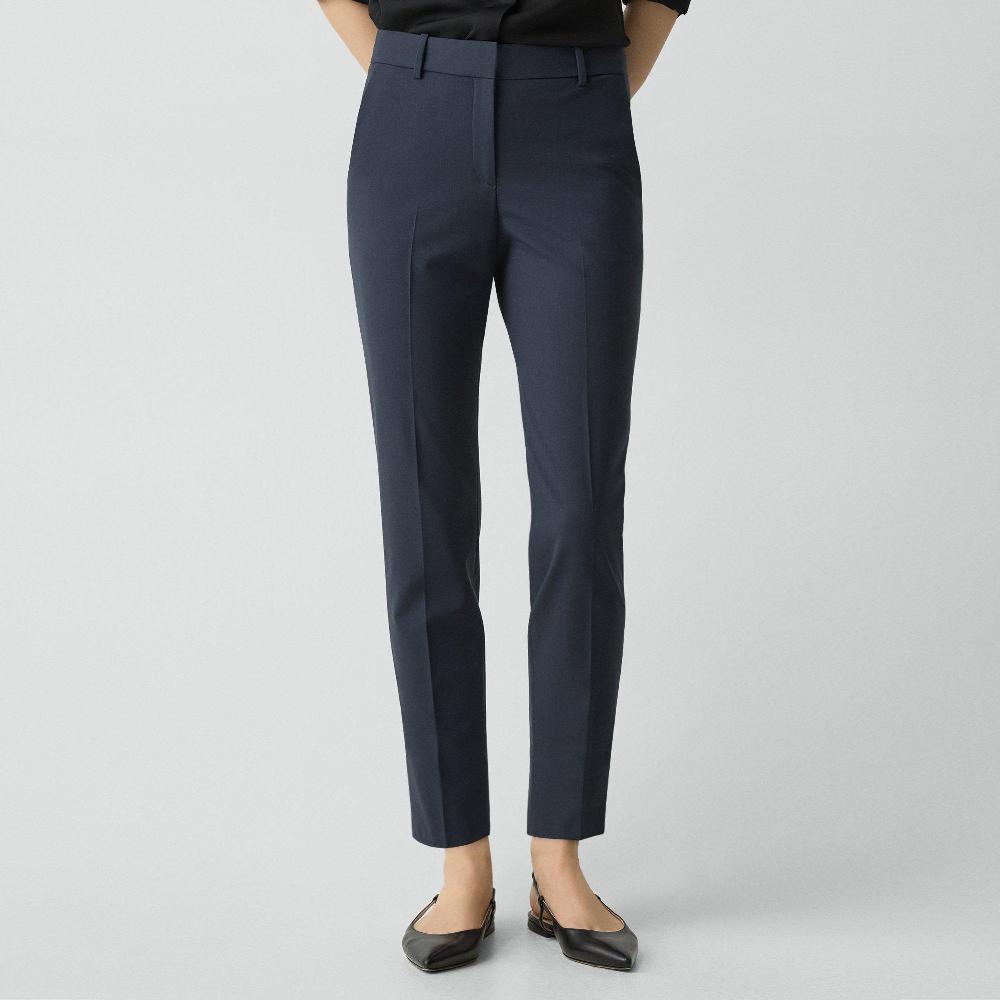 J Brand Treeca Pant In Good Wool Nocturne Navy