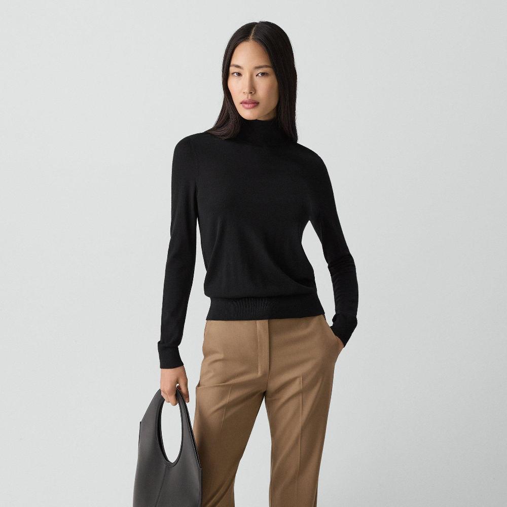j brand Turtleneck Sweater in Regal Wool black
